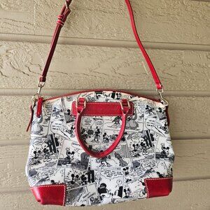 Dooney & Bourke Disney Mickey comic shoulder purse